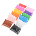 Pack of 12 different colours Play dough - Air dry polymer clay - Fomic dough for kids - Foam clay modeling clay dough. 