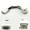 DMS 59 to Dual DVI Adapter Cable, DMS 59 Pin Male to Two DVI 24+5 Female Converter Full HD 1080P Gold-Plated Dual Monitor Y Splitter. 