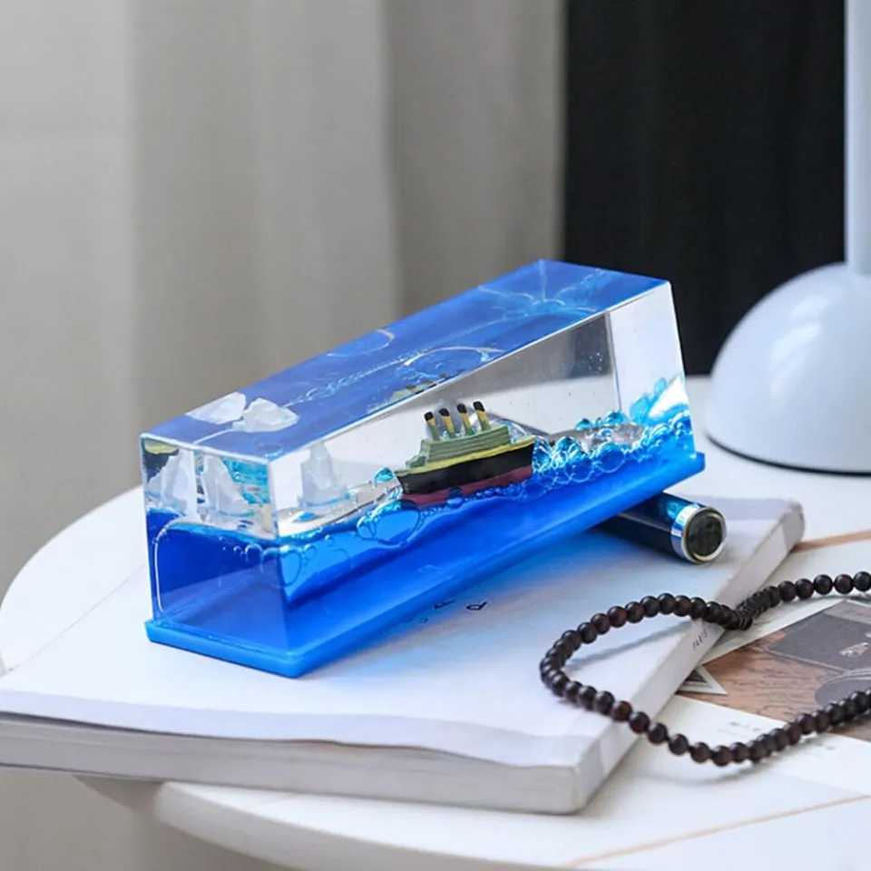 Kreuzfahrtschiff In Flasche - Schwimmendes Deko-Schiff Für Schreibtisch & Regal