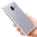 Samsung Galaxy J4 Soft Silicone TPU Transparent Back Cover With Camera Protection. 