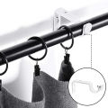 Adjustable Curtain Rod Bracket Easy Install Curtain Rod Holders Heavy Duty Window Drapery Brackets for Home 4pcs Set Southeast Asian Buyers' Choice Curtain Rod Bracket. 