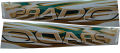 For Toyota Prado 98-03 side stickers V6 3400 body sticker(made in thailand). 