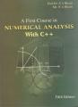 A First Course in Numerical Analysis With C++ by Professor. Dr. Saeed Akhter Bhatti and Mr. Naeem A Bhatti – 5th Edition. 
