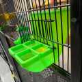 Parinda Bird Non Bite able Slider , Bird Feeder, Feed Pot, Parrots, Lovebirds, Cockatiel, Ring Neck , Raw (Pack of 2). 