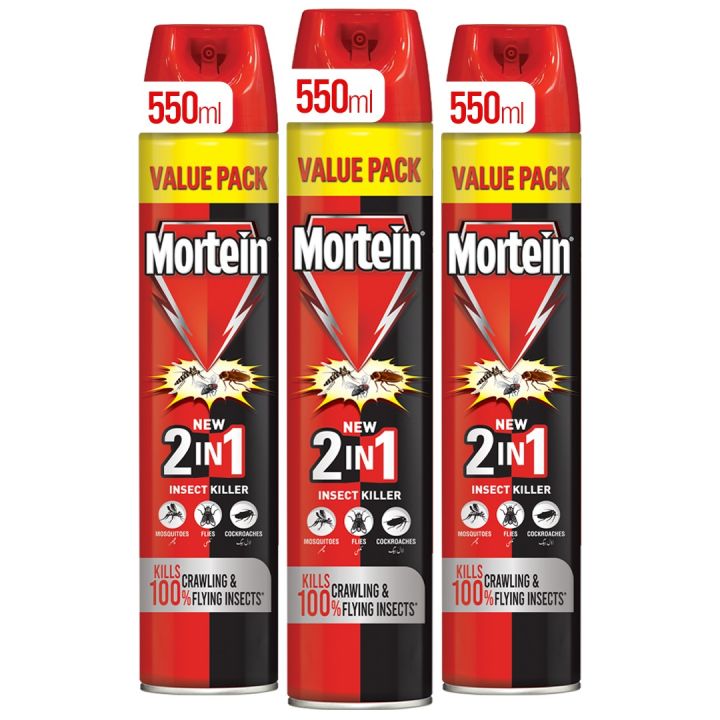 Mortein All Insect Killer Spray 550ml - Pack of 3