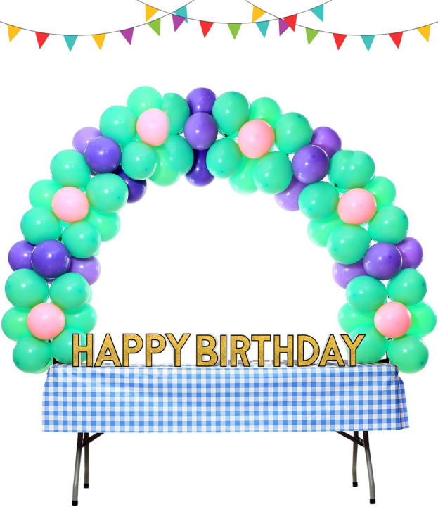 GOLD GLITTER PRINTED (HAPPY BIRTHDAY) STANDEE IN THERMOCOL FOR BIRTHDAY DECORATION.