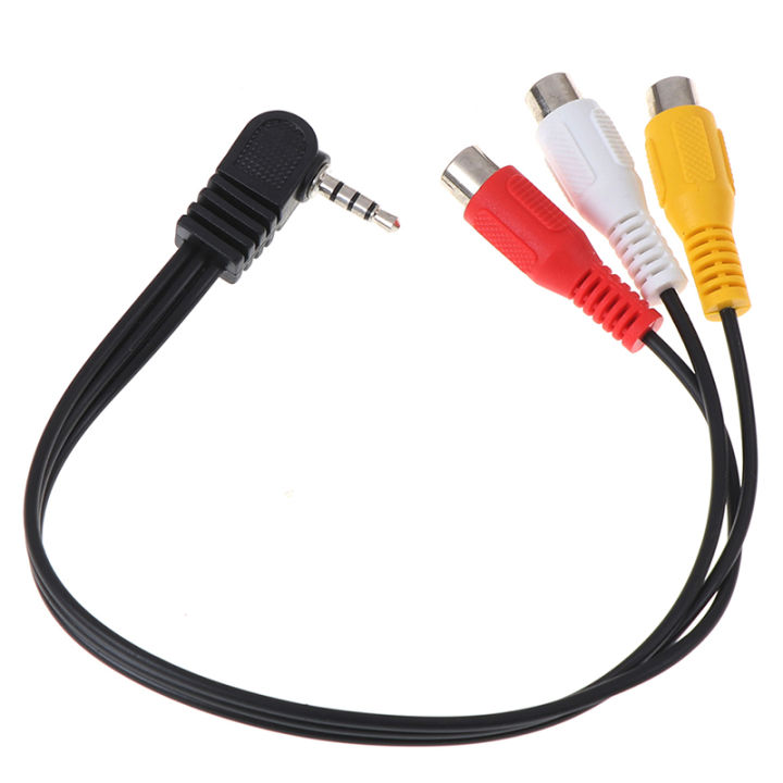 Cavo audio video da 3,5 mm a 3 RCA Adattatore RCA da 3,5 mm a 3 maschi Cavo AUX stereo Cavo AV per altoparlante tablet Lettore DVD Home Theater  44