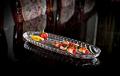 Barbecue Dish-Long-Transparent Glass. 