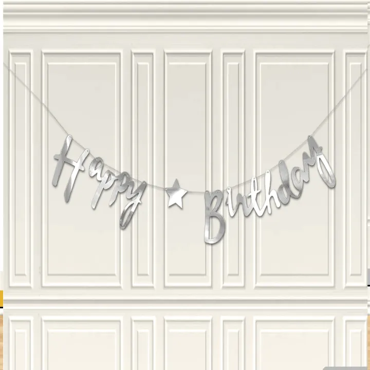 Black%20and%20White%20Birthday%20%20Decoration%20Set%20with%20Silver%20Buntings%20Banner%20,%20Confity%20Balloons%20and%20Latex%20Balloons%20With%20Arch%20Making%20Strip%20-%20Image%202