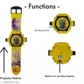 Minions Digital 24 Images Automatic Projector Toy Watch for Kids School Girls Disney Barbie Digital Wrist Watch. 
