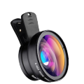 APEXEL Phone Lens kit 0.45x Super Wide Angle & 12.5x Super Macro Lens HD Camera Lentes for iPhone 6S 7 Xiaomi more cellphone. 
