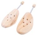 2pcs Men Women Cedar Stretcher Wood Wooden Shoe Tree Shaper Coil Spring. 