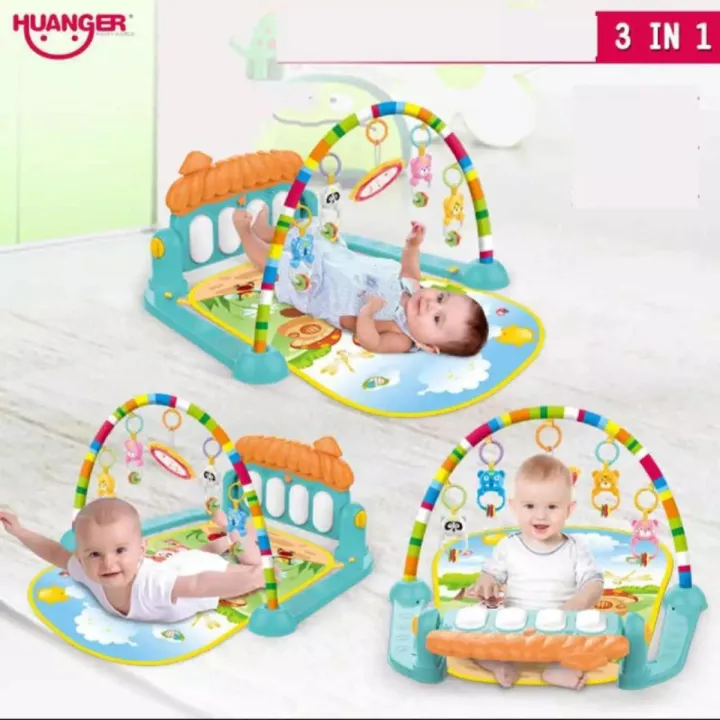 Huanger%20-%203%20In%201%20Newborn%20Baby%20Play%20Gym%20Piano%20Fitness%20Rack%20-%20Activity%20Mat%20-%20Image%204