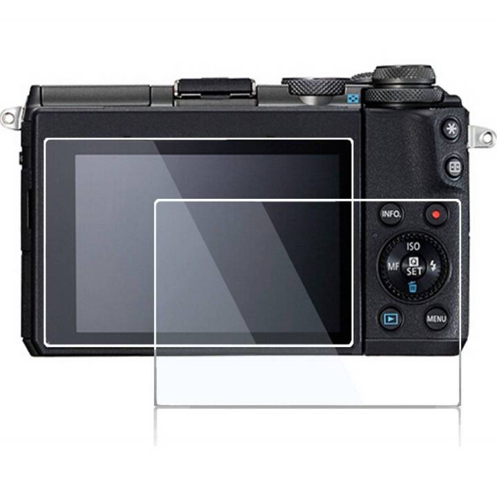 Canon M50 Mirror less Tempered Glass Screen Protector, Poyiccot Optical 3H Hardness 0.3mm Ultra-Thin DSLR Camera LCD Tempered Glass Digital Camera