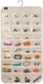 Jewelry Organizer 80 Pocket Jewelry Organizer Closet Organizer Hanging Storage Double Sided Jewelry Organizer hanging Jewelry Organizer Pockets Hanger Hanging Jewelry Organizer. 