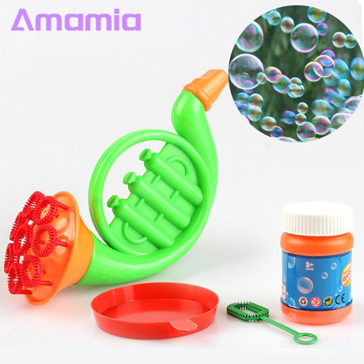 Amamia Bubble Maker Wand Multiple Head Instrument Bubble Shooter