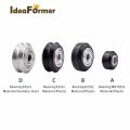 Parts C Openbuilds Plastic Wheel POM MR105ZZ 625ZZ V-slot Bearing Bore 5mm Passive Round Gear Perlin Wheel Pulley. 