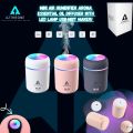 AZTHRONE 300ml Electric Air Humidifier Aroma Oil Diffuser Car Home Air Humidifer USB Cool Mist Sprayer with Colorful Night Light for Home Car. 