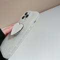 White Back Cover with Pop Socket for Apple Case iPhone 14/14pro/14plus/14promax/13 Pro Max / 12 Pro / 11 Pro Max / XR / XS Max. 