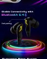 Audionic Airbud Battlebuds Quad Mic, ENC Wireless Earbuds, Gaming mode Low Latency TWS Earbud With 48 Hours Playtime, IPX5 Water Proof Wireless Earphones With Voice Assistance Bluetooth Ear buds And Headphones. 
