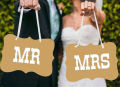 MR MRS PHOTO BOOTH PROP CHAIR SIGNS WEDDING RECEPTION DECORATION. 