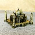 Taj Mahal Gifts - Metal Taj Mahal Statue Show Piece Symbol of Love Gift Item-Metal Taj Mahal - Black & Gold. 