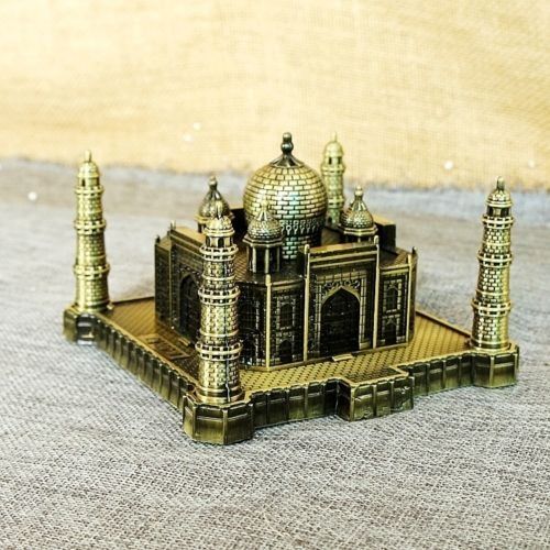 Taj Mahal Gifts - Metal Taj Mahal Statue Show Piece Symbol of Love Gift ...