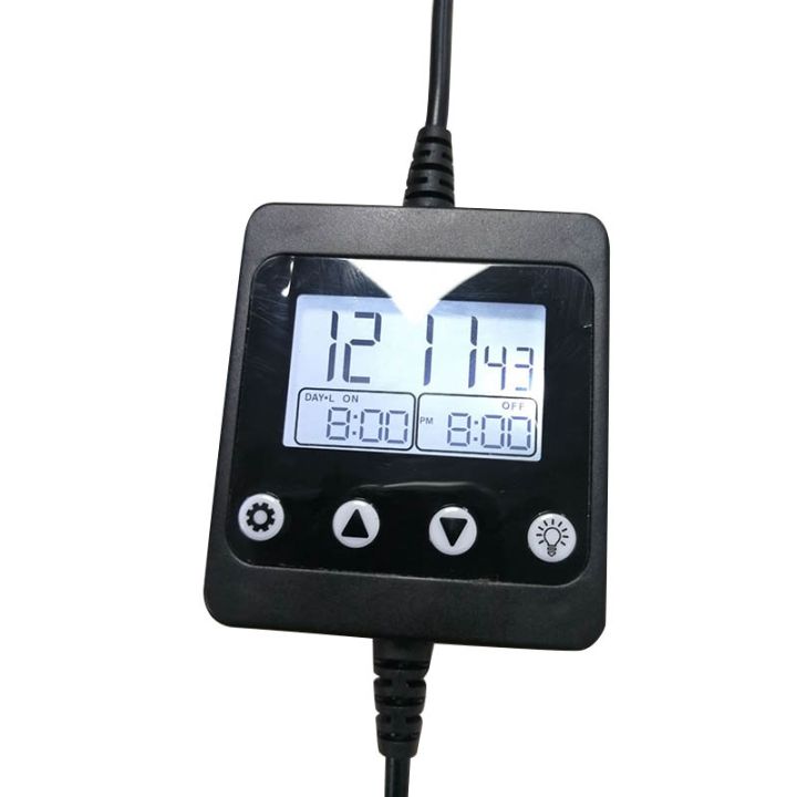 New Aquarium LED Light Controller Dimmer Modulator with LCD Display for Fish Tank Intelligent Timing Dimming System