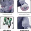 Hide and Seek Elephant Baby Animal Plush Toy Ears Move Electric Music Toy Play Games Talking Singing Dolls for Toddlers Gift. 