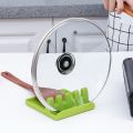 Kitchen plastic Pot Lid Shelf Kitchen Organizer Pan Cover Lid Rack Stand Sponge Spoon Holder Dish Rack Organizer. 