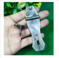 3 inches Foldable Door Lock with screws Wood Plastic Metal Cabinet Door Gate Buckle Latch Folding Padlock. 