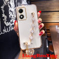 Casing Vivo y02s 5G 2022 back cover phone case softcase liquid silicone protector smooth protective bumper cover new design Clover bracelet for girl ddsyc02. 