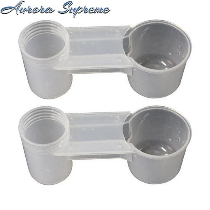 Bird Cage Water Fountain Automatic Bird Water Dispenser for Parrots Pigeons Double Mouth Drinking Cup Easy-to-use Bird Waterer Buyers' Choice Easy Clean Bird Water Feeder