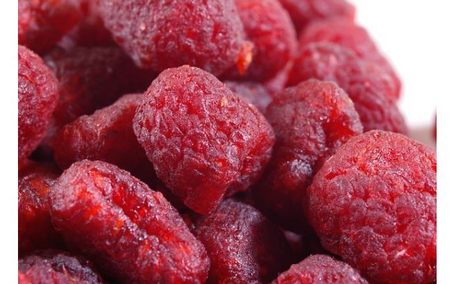 Red Raspberry Dried Dried Red Raspberries 100g Sweet And Tangy Snack Low Fat Healthy Fruit ...