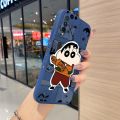 dienya For Redmi 9T Case Aesthetic Thin New Design Phone Case Fashion Cartoon Crayon Shin-chan Square Edge Protection Softcase Pattern Silicone Casing Cover Shockproof Cases. 
