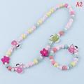 Kids children cartoon beads necklace jewelry girls gift. 