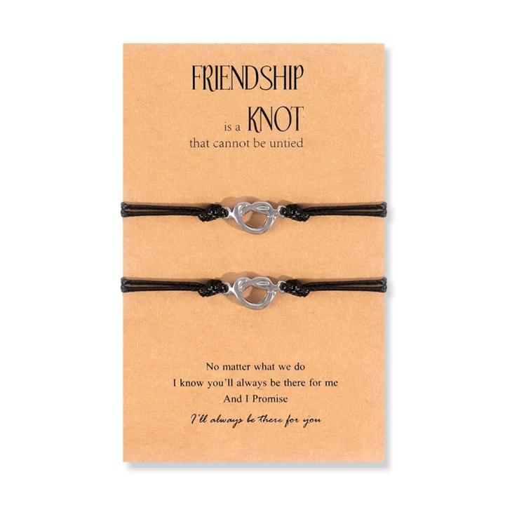 Stylish Long Distance Bracelets Best Friends Sisters Bracelets Meaningful Durable Unisex Christmas Birthday Gifts Handmade Adjustable Friendship Bracelets for Gift Friendship Sisters Christmas Birthdays