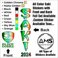 Saki Cricket Bat Stickers Complete Set for all Type of Classic Cricket Bats Good Quality Bat Stickers All Colors Available. 