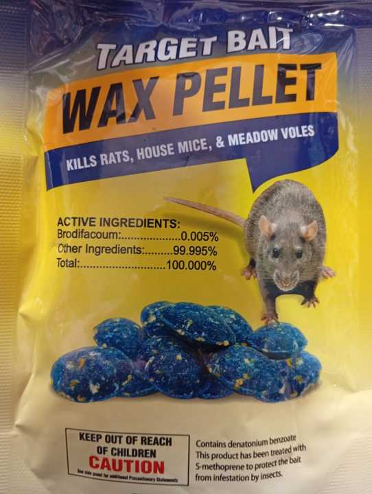 Rat Control Pellets Bait Wax Pellet Rat Killer | Mouse Killer Poison | Rodent Control Bait ...