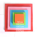 100pcs Square Origami Paper Double Sides Solid Color Folding Paper Multicolor Kids Handmade DIY Scrapbooking Craft Decor Mascaraara. 