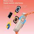 S9 Ultra 3in1  Smart Watch 2.02" HD Big Screen Men Women Smartwatch Bluetooth Call Bluetooth Music Sleep Monitoring Wireless Charging Watch. 