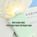 Portable LED Light Mini Night Light USB Plug Lamp Computer Mobile Power Charging Small Book Lamp Eye Protection Reading Light. 