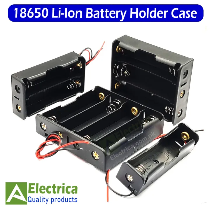 1/2/3/4%20Cell%2018650%20Battery%20Holder%20with%20Wires%20%E2%80%93%20Pack%20of%204%20%7C%20DIY%20Battery%20Pack%20Case%20by%20Electrica%20-%20Image%202