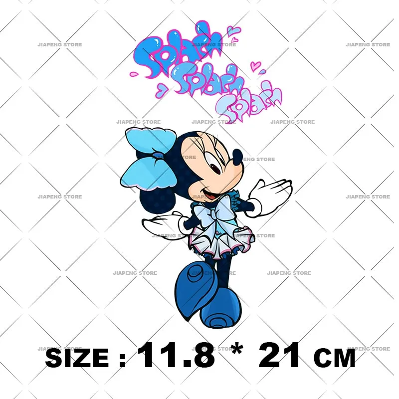 Minnie Mickey Mouse Patches for Clothes T Shirts Fashion Disney Iron-on Transfers for Clothing Heat Transfer Stickers Appliqued | Daraz.pk for Free Disney Iron On Printables