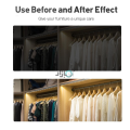 LED Cabinet Hinge Light with Battery, Wardrobe or Cabinet Light Hinge Small LED Light, Universal LED Under Cabinet Light. 