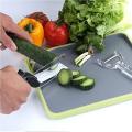 Clever Cutter, Knife with cutting board, Kitchen Multi clever cutter scissor  New Multifunction Stainless Steel Kitchen Smart Cutter 2 In 1 Vegetable Clever Scissors Cutter Kitchen Food Cutter. 
