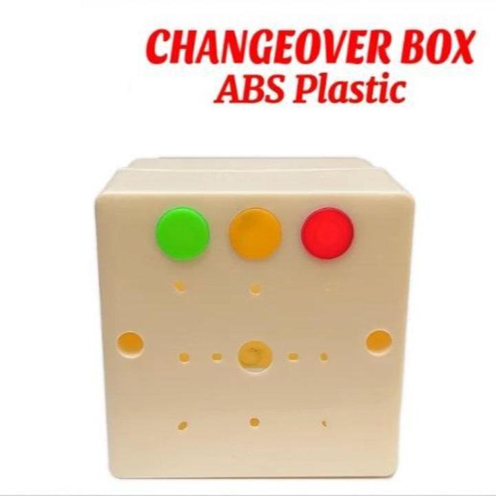 Electrical Change Over Switch Box Changeover Box Wall Mounted Open Box High Quality ABS Plastic
