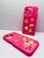 Itel A70 Girls Back Cover - Luxerey Back Cover - Fancy Flower Butterfly Covers - Itel A70 Back Cover. 