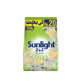 Sunlight 2in1 Washing Powder Green - 500G (Clean & Fresh). 