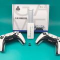 Wireless Retro Game Console,Mini PS5 , Plug and Play Video Game Stick Built in 10000+ Games,9 Classic Emulators, 4K High Definition HDMI Output for TV with Dual 2.4G Wireless Controllers(64G). 